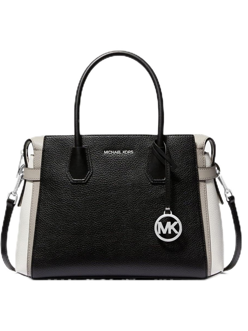 Michael Kors Mercer Medium Color-Block Belted Satchel